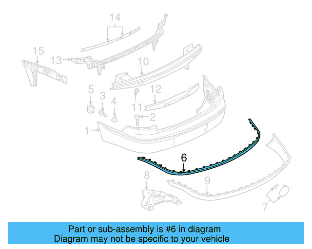 Cover Molding 3D5-807-423-E-2ZZ