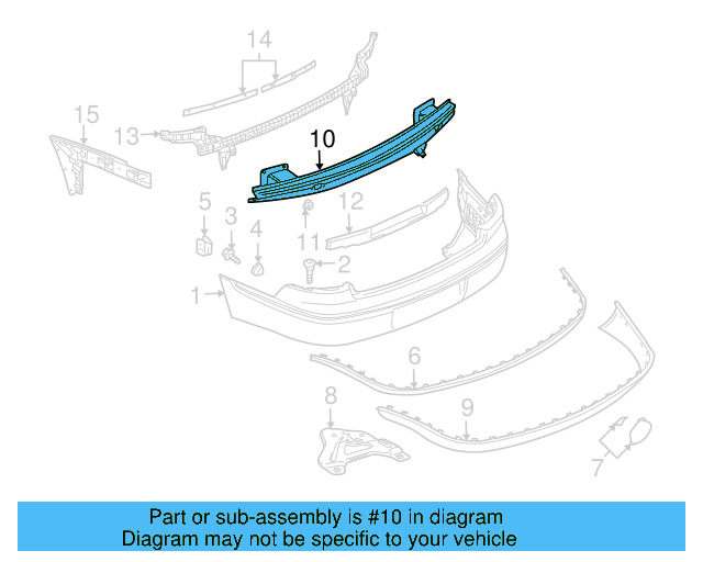 Impact Bar 3D0-807-305-L - View 3