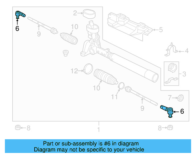 Outer Tie Rod 1K0-423-811-J - View 20