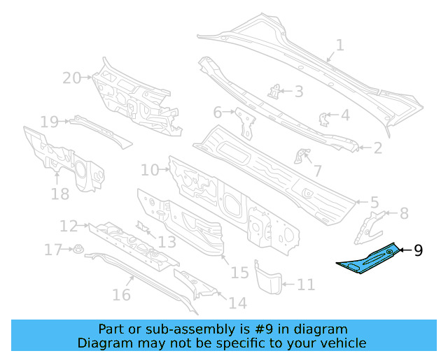 Pillar Reinforced 3Q0-804-325