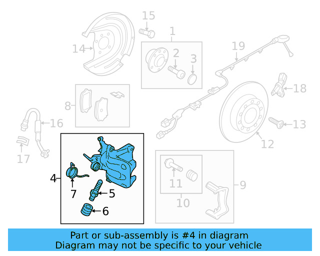 Disc Brake Caliper 5QM-615-423-A - View 20