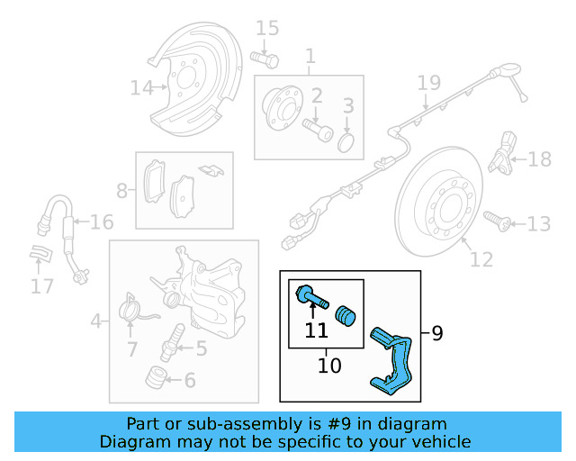 Caliper Mount 5QM-615-426-A - View 18