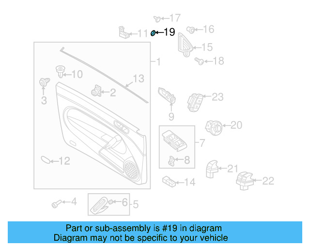 Corner Cover Grommet 5Z0-853-695 - View 13