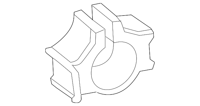 Axle Beam Isolator 5C0-511-423-B - View 2