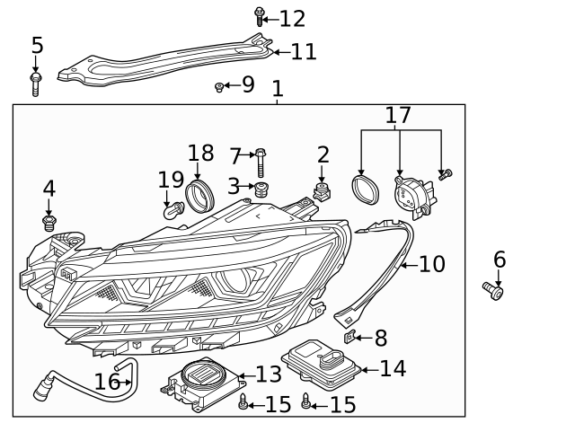 Headlamp Assembly U WHT-006-406 - View 47