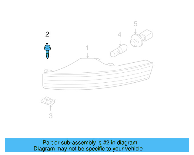 Fog Lamp Assembly Screw N-090-294-1 - View 9