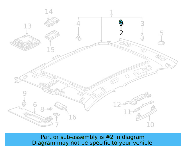 Headliner Plug 11A-829-419-4PK - View 5