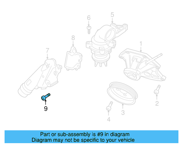 Bumper Cover Screw N-910-717-01 - View 6