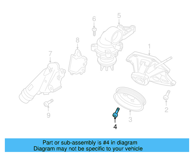 Pump Pulley Bolt N-910-522-01 - View 8