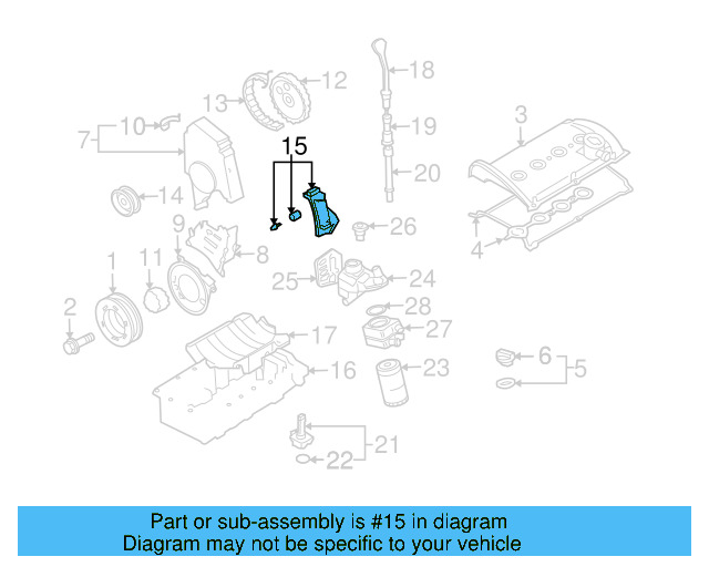 Belt Tensioner 06B-109-477 - View 15