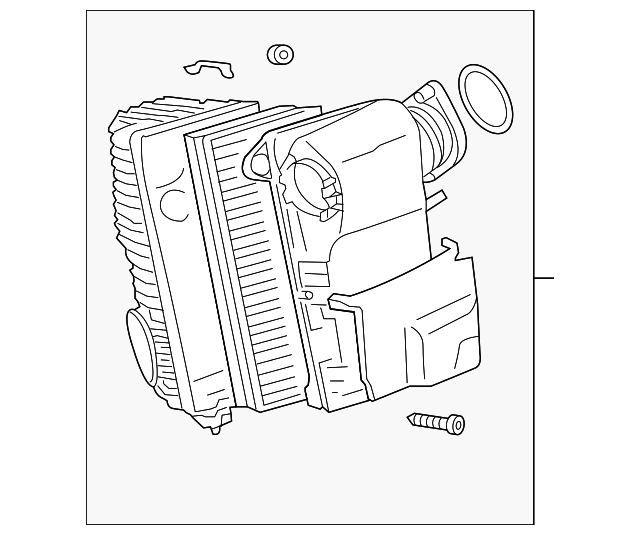 Air Cleaner Assembly 7L0-129-607-C - View 3