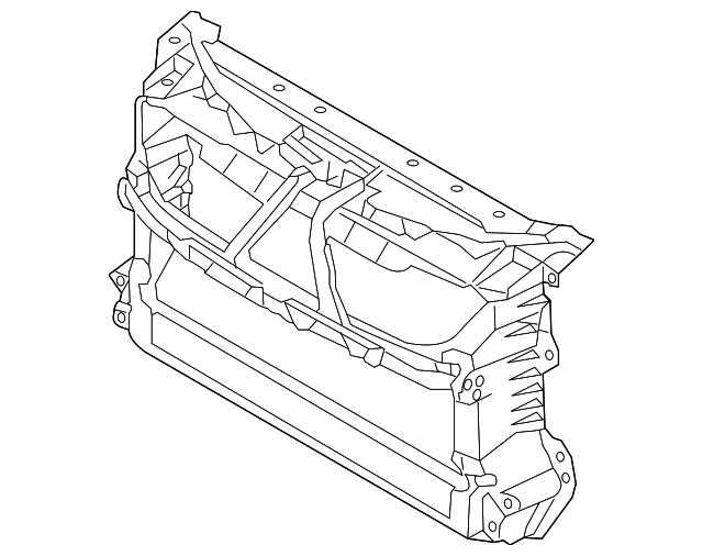 Radiator Support 3D0-805-588-E - View 5