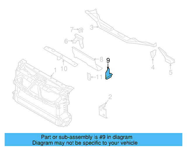 Air Duct Reinforcement 3D1-806-269-F