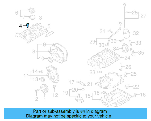 Cylinder Head Screw N-105-540-05 - View 42