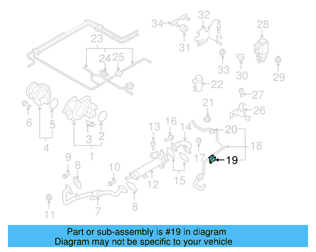 Bracket Clip 07D-971-939 - View 2