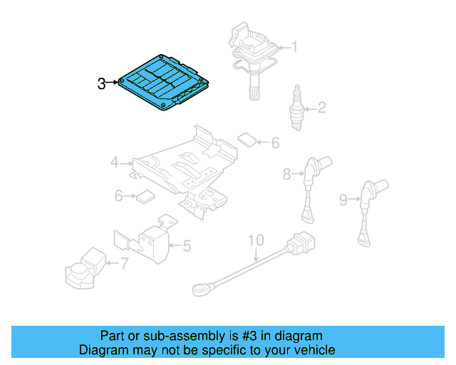 Engine Control Module (ECM) 07K-906-032-BJ - View 4