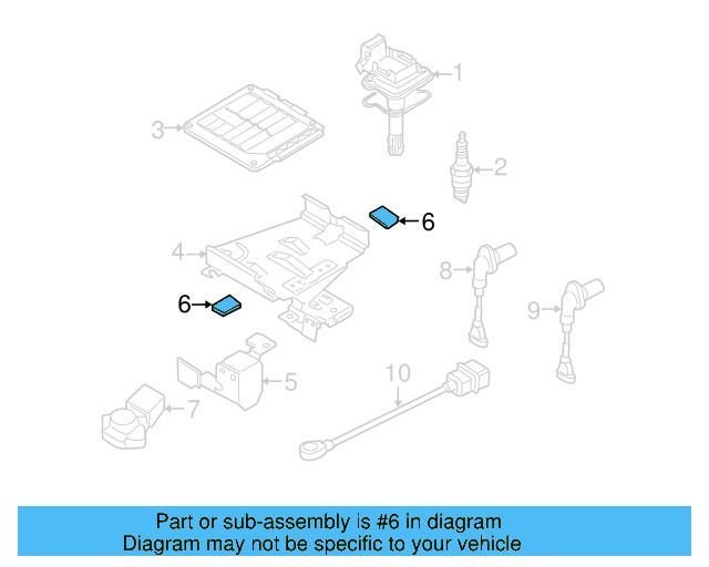 Mount Bracket Retainer 5N0-971-739 - View 38
