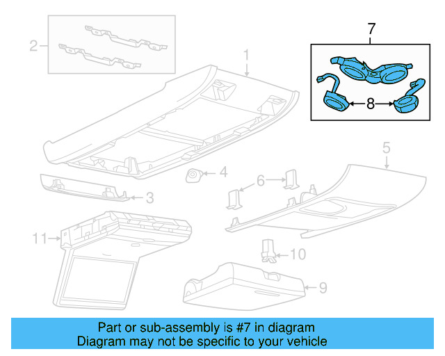 Front Cover Clip 7B0-867-633 - View 5