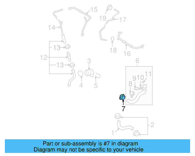 Center Hose 3C0-121-101-E - View 11