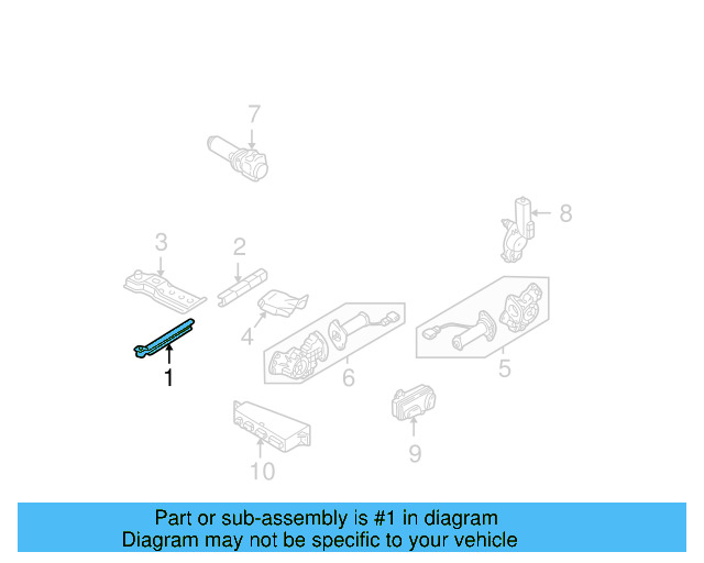 Seat Track 1J0-803-252 - View 25