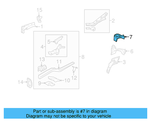 Shock Tower 1K0-809-121-A - View 16