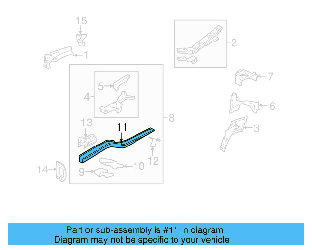 Lower Rail 1K0-803-105-C - View 18