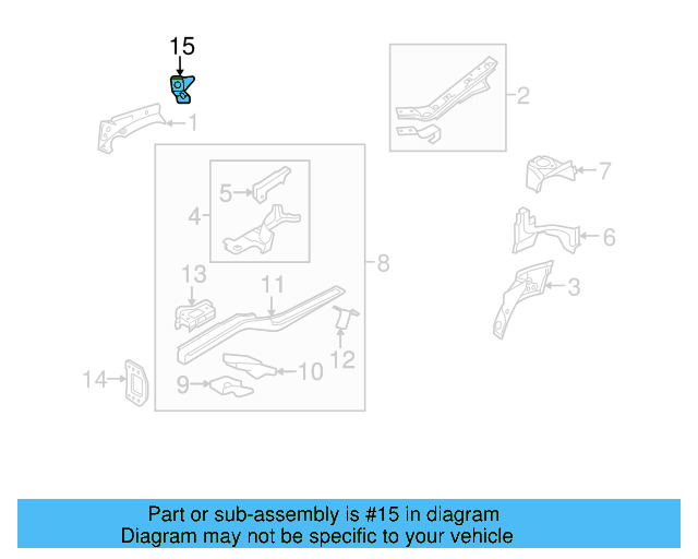 Mount Bracket 1K0-823-402-A - View 19