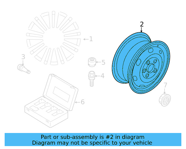Spare Wheel 561-601-027-B-03C - View 13