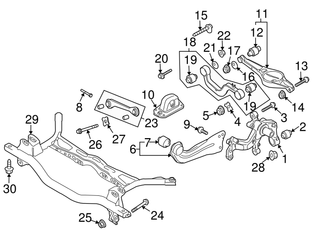 Lower Control Arm Lock Nut N-101-064-02 - View 181