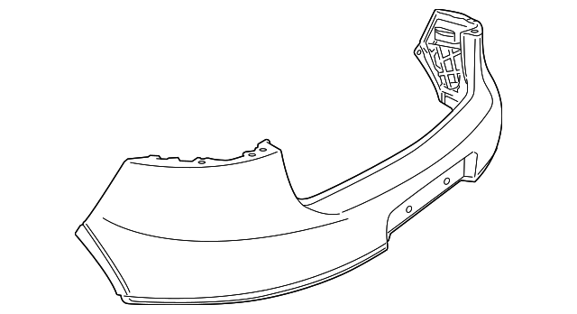 Bumper Cover (Unpainted) 1k6807417cgru - View 5