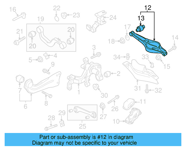 Lower Control Arm 1K0-505-311-AB - View 15