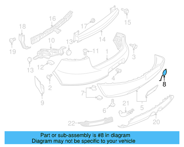 Fender Liner Extension Screw N-103-546-02 - View 20