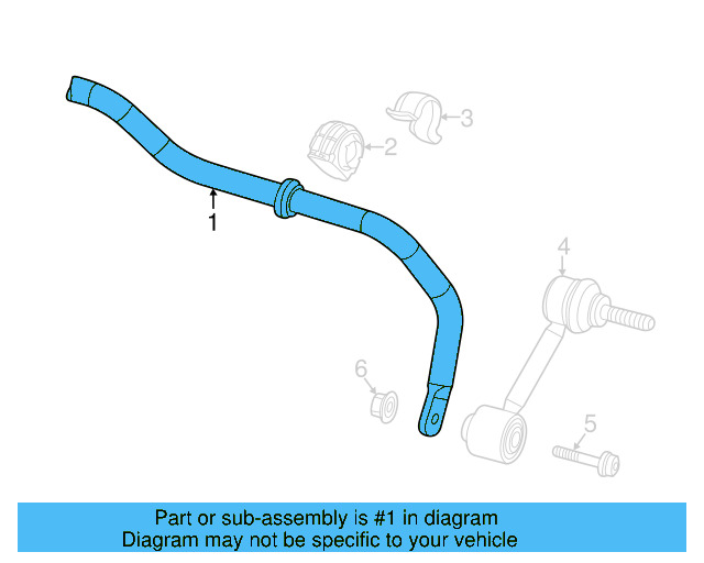 Stabilizer Bar 1K0-511-409-BL - View 14