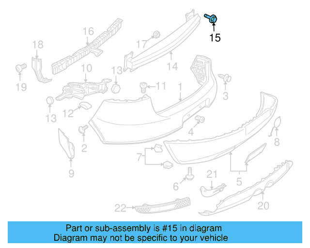 Impact Bar Bolt N-905-818-04 - View 53