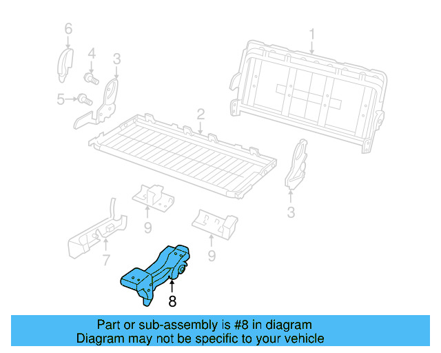 Seat Support 7B0-883-677 - View 6
