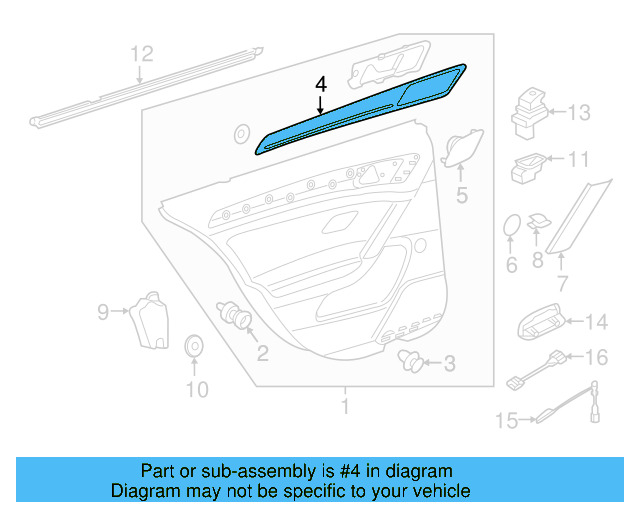 Door Trim Panel Retainer Clip 5G0-868-563 - View 16