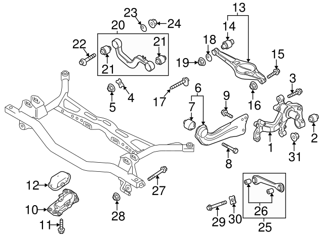 Lower Control Arm Adjust Cam WHT-000-232