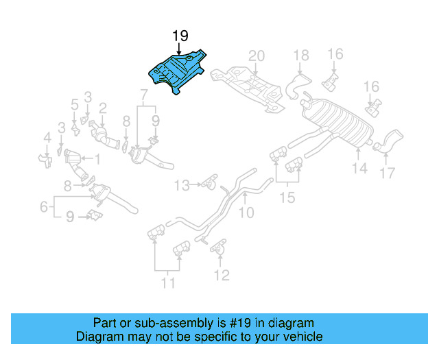 Heat Shield 7L0-825-681-B - View 23
