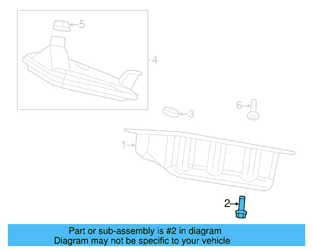 Trans Pan Bolt WHT-010-172 - View 7