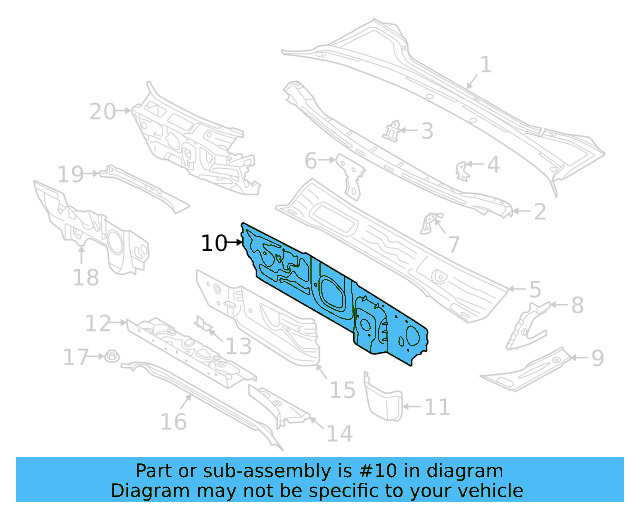 Dash Panel 5Q1-803-155-B - View 9