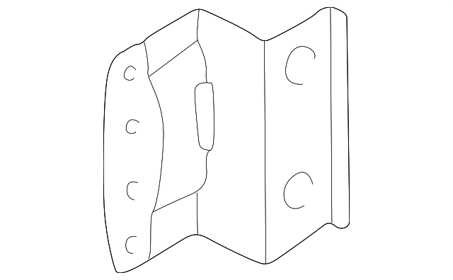 Upper Quarter Trim Clip 3B0-880-288-A - View 2