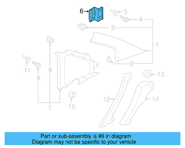 Retaining Bracket 3B5-880-313-A