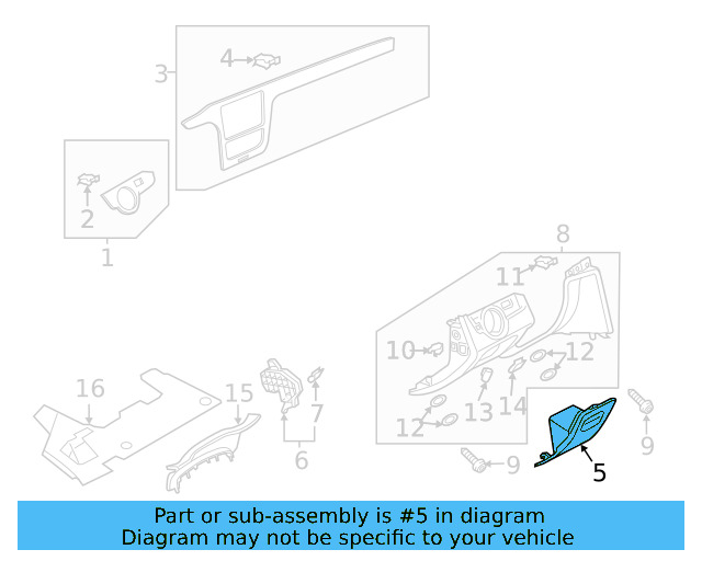 Tray 561-857-921-A-ZA2 - View 4