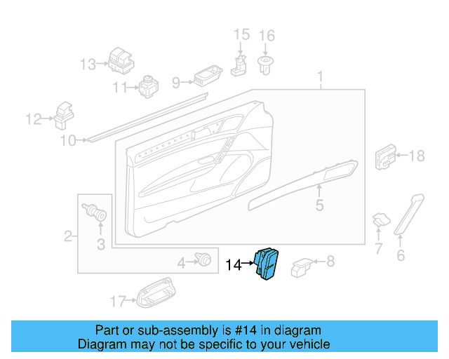 Lock Switch 5G0-962-126-A-WHS - View 17
