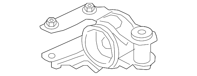 Lower Control Arm Rear Mount 3QF-199-232-D - View 3