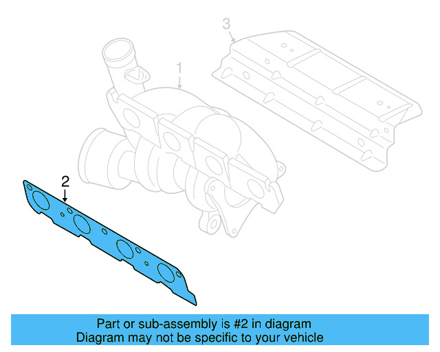 Exhaust Manifold Gasket 06F-253-039-F - View 40