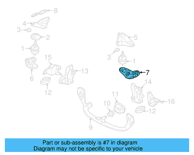 Mount Bracket 8E0-199-351-M - View 26
