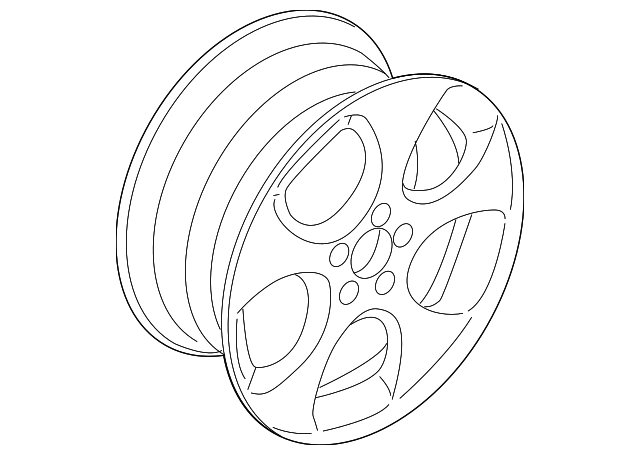 Wheel, Steel 1K0-601-027-CD-03C - View 12