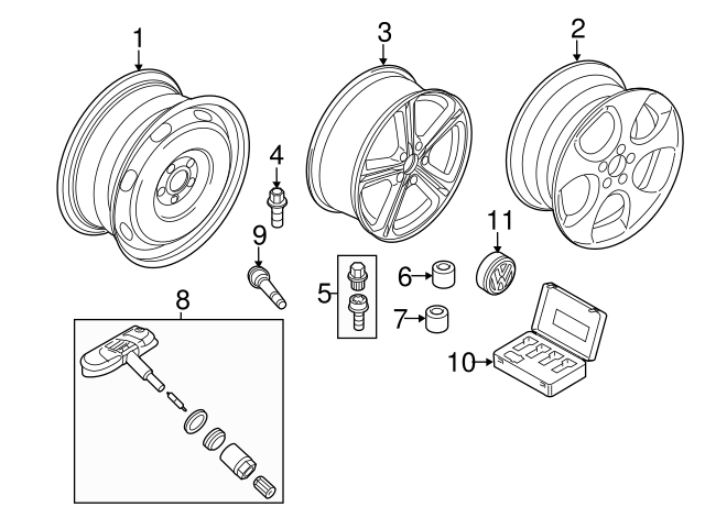 Valve Stem 839-601-361 - View 79