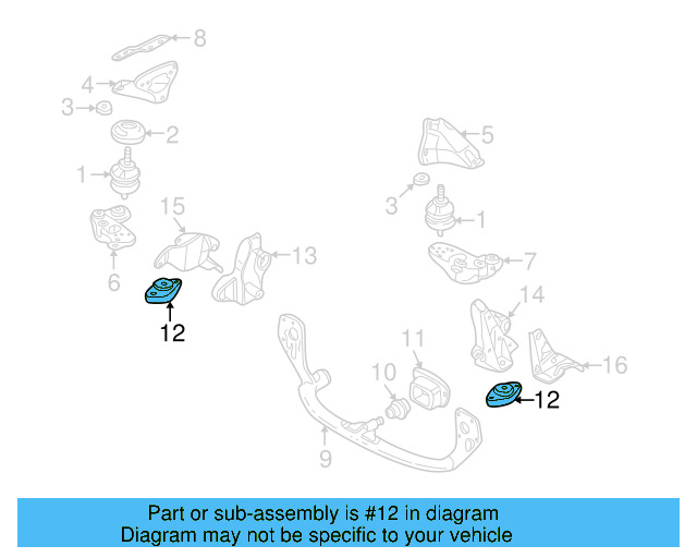 Trans Mount 8D0-399-151-M - View 4